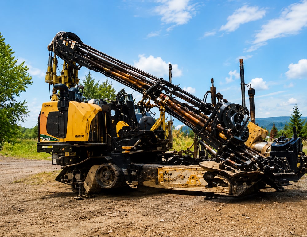 equipment in action hdd drill